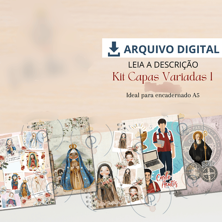 Arquivo Kit Capas Santinhos  1