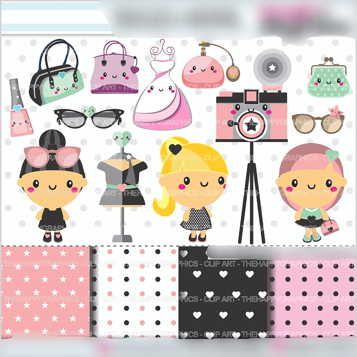 Kit Digital Modelo Fashion 1