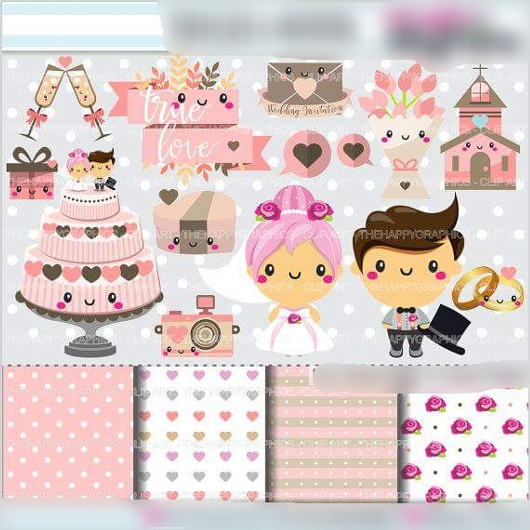 Kit Digital Casamento  1