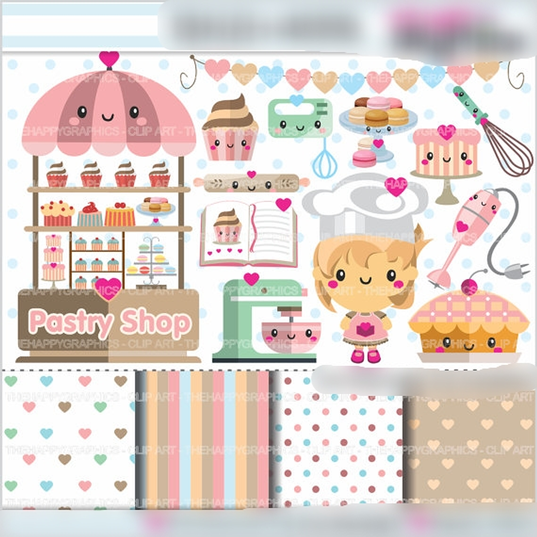 Kit Digital Confeitaria 1