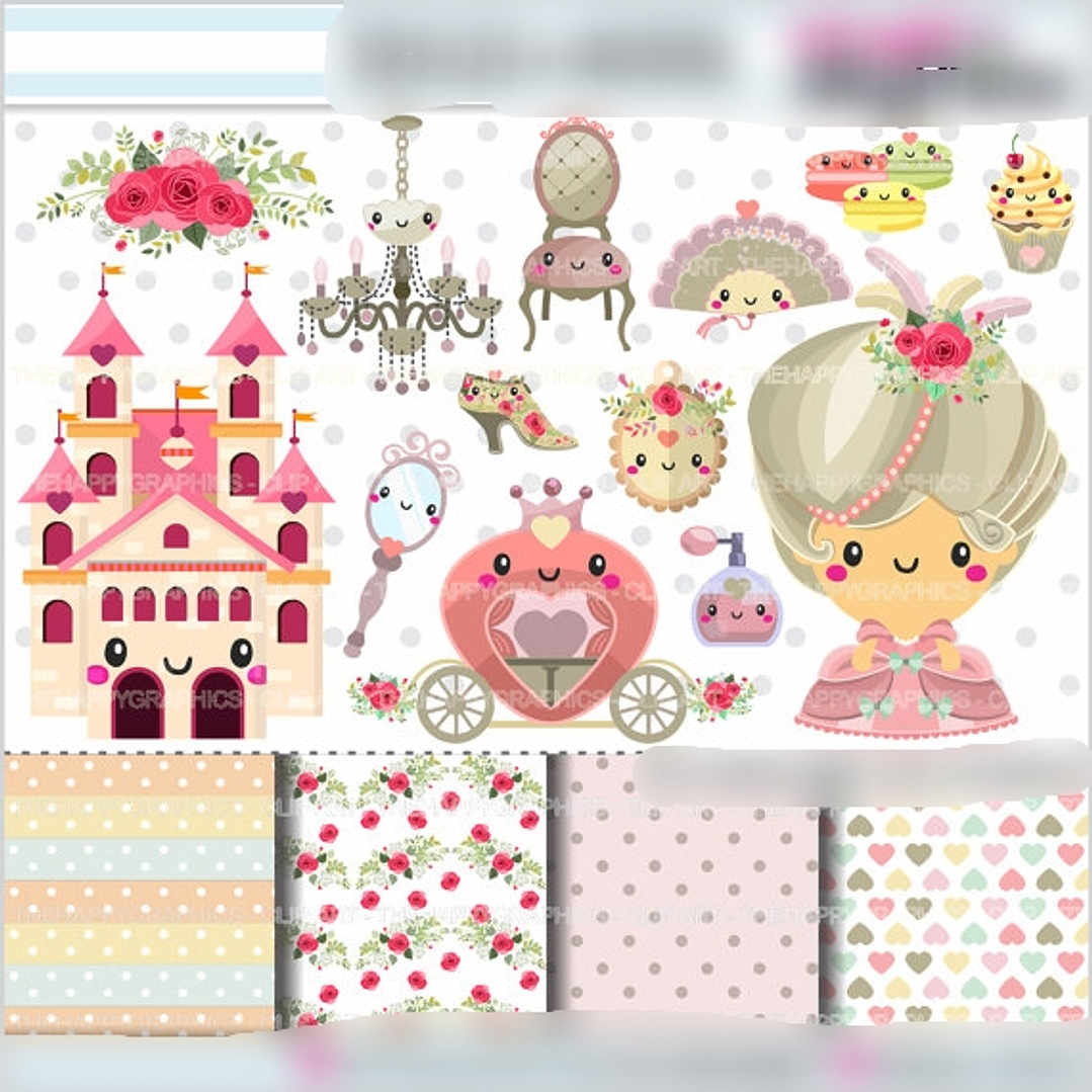 Kit Digital Cinderela Carruajem  1