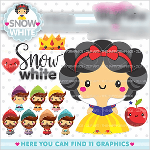 Kit Digital Pequena Branca de Neve 