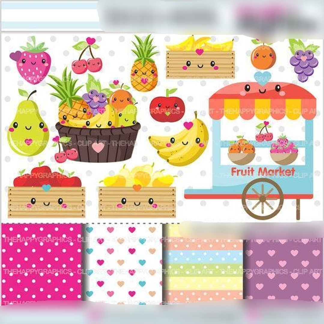 Kit Digital Barraca de Frutas  1