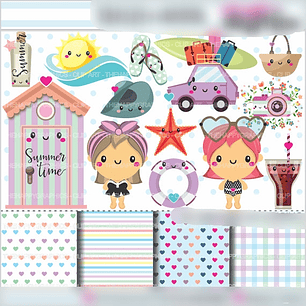 Kit Digital Viagem Amigas 