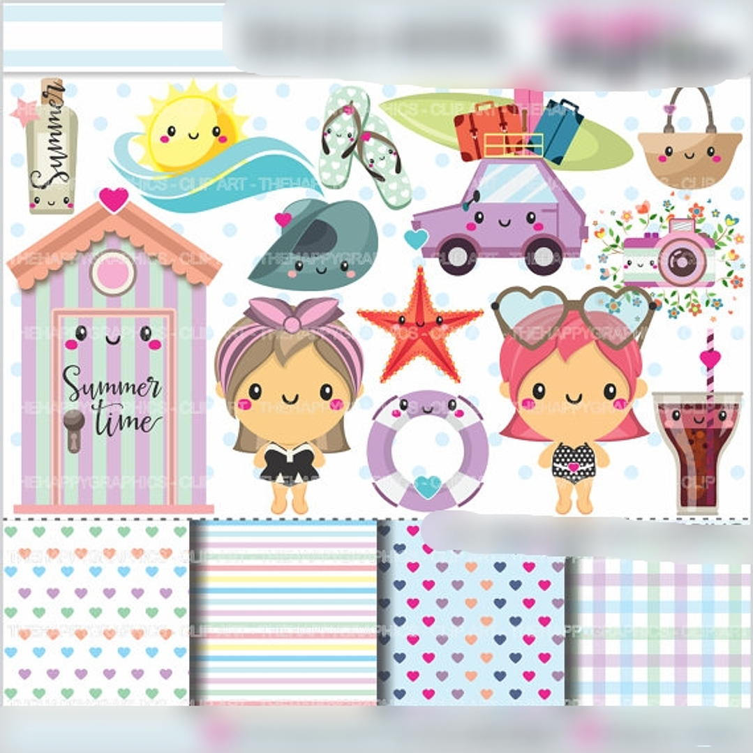 Kit Digital Viagem Amigas  1