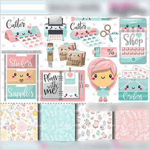 Kit Digital Planner Girl 