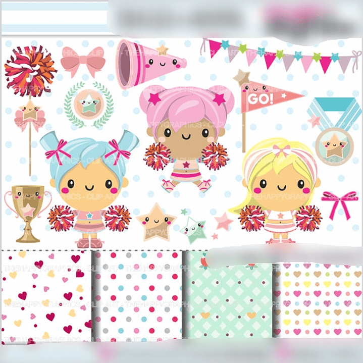 Kit Digital Animadoras de Torcida  1