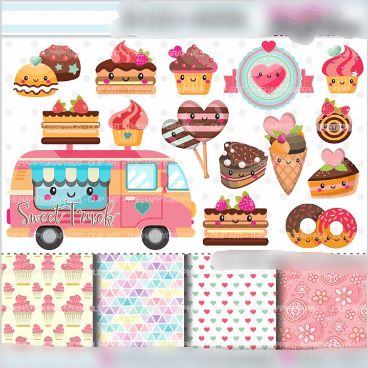 Kit Digital Carrinho de Sorvete   1