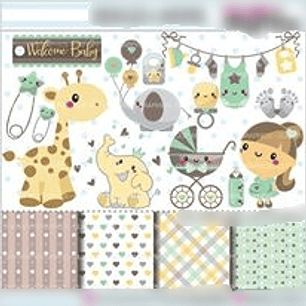 Kit Digital Chá de Bebê 