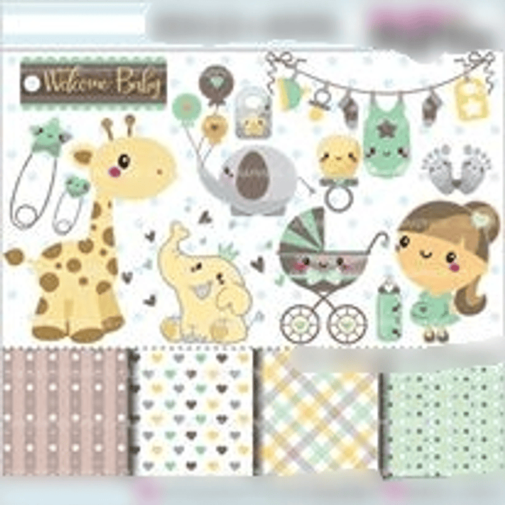 Kit Digital Chá de Bebê  1