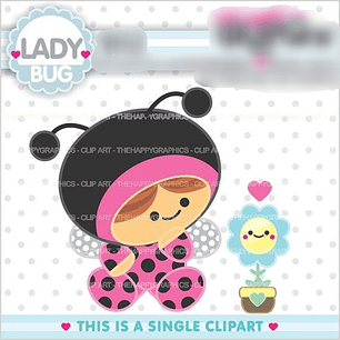 Kit Digital Pequena Ladybug