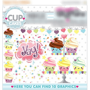 Kit Digital Cupcakes 