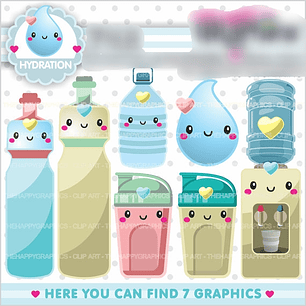 Kit Digital Aguas Fofinhas 