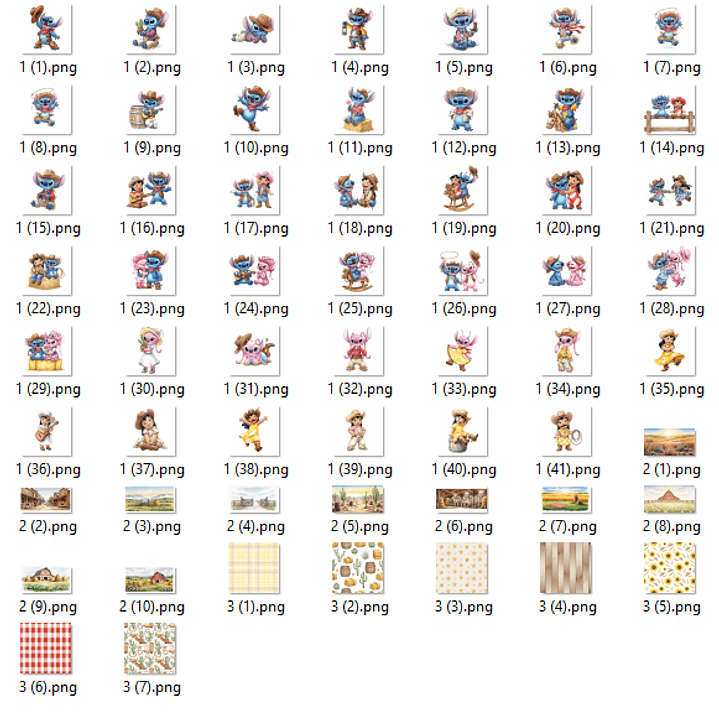 Kit Digital Lilo e Stitch e Angel Boiadeiros 2