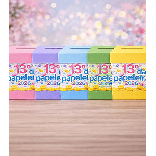 Arquivo Kit Cofrinho 2026 5 Cores 