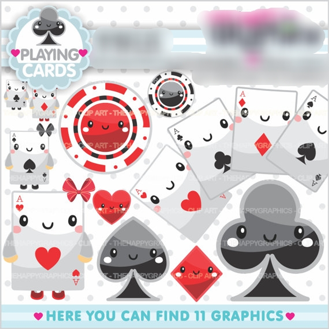 Kit Digital Jogo de Cartas Fofinhos  1