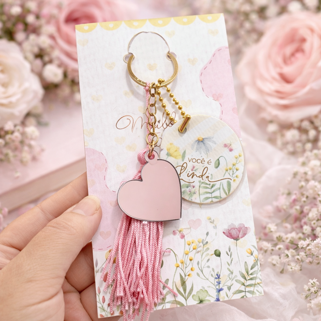 Arquivo Dia da Mulher Card Chaveiro  1