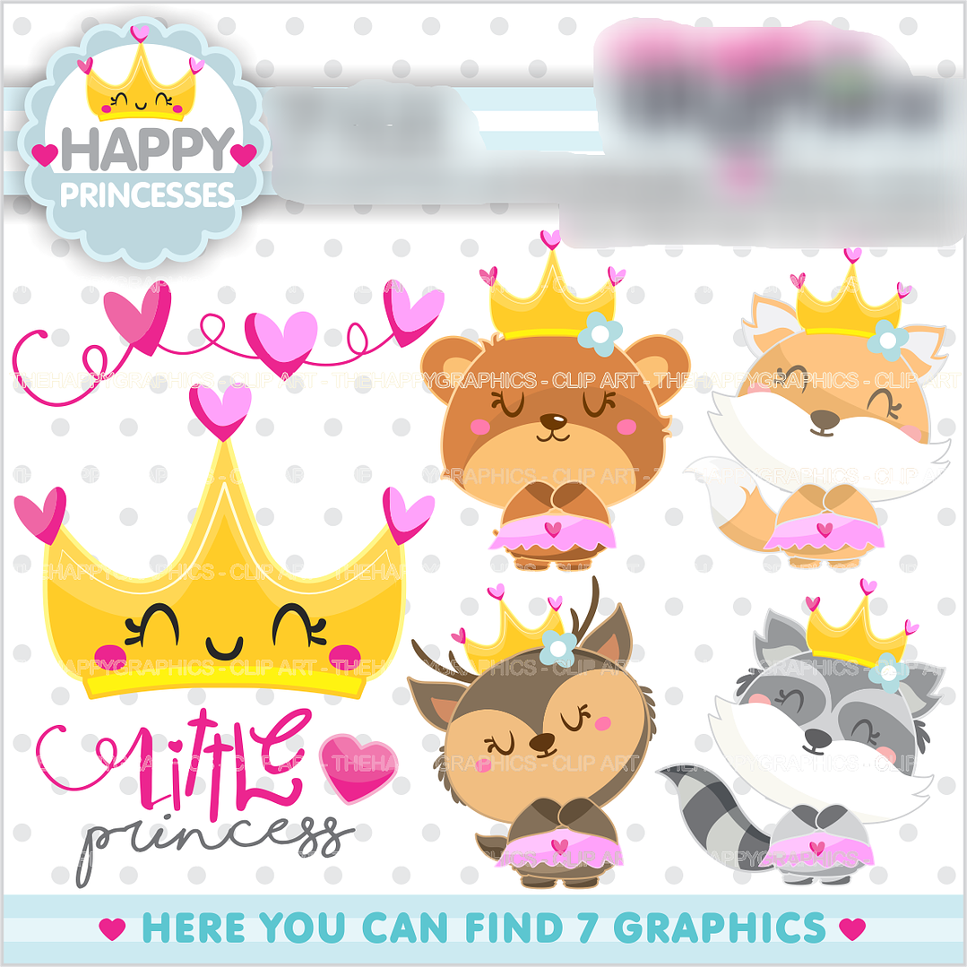 Kit Digital Princesa Ursinho  1