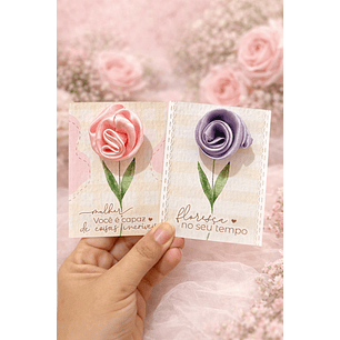 Arquivo Dia da Mulher Card Xuxinha Flor 