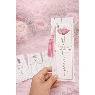 Arquivo Dia da Mulher Marca Páginas com Card 