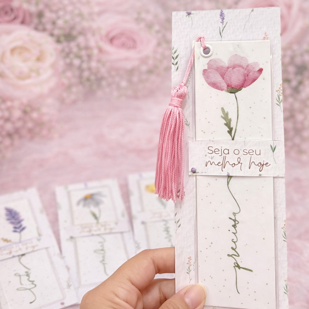 Arquivo Dia da Mulher Marca Páginas com Card  1