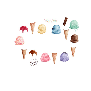 Kit Digital Sorvetes 