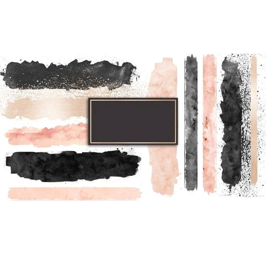 Kit Digital Rabiscos Quadro  1