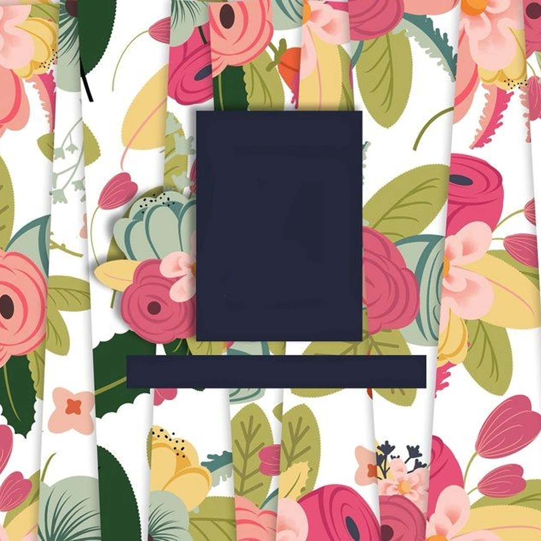 Kit Digital Papeis Rosas de Outono  1