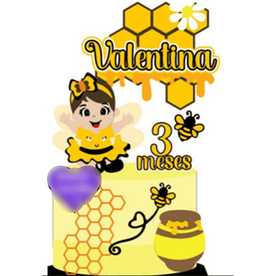 Arquivo Topo de Bolo Abelhinha 