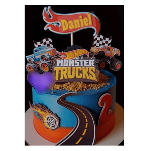 Arquivo Topo de Bolo Hot Weells Monster 