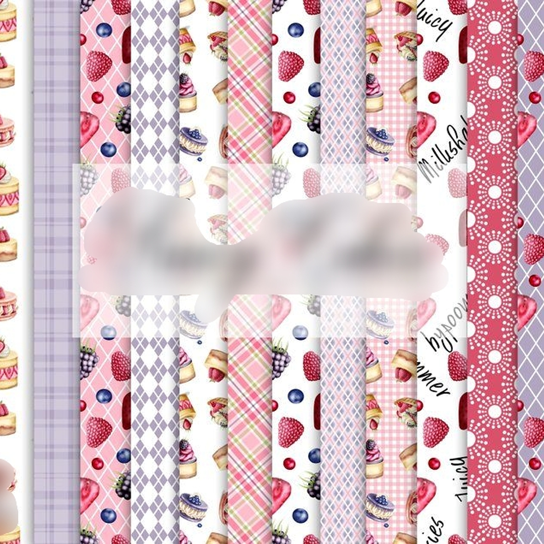 Kit Digital Papeis Bolos  1