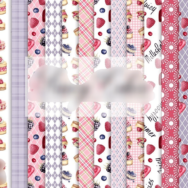 Kit Digital Papeis Bolos  1