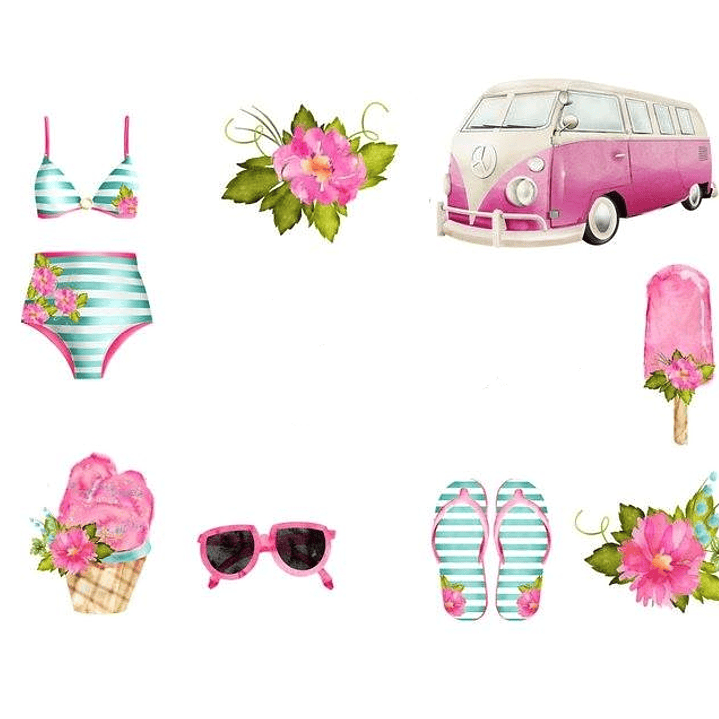 Kit Digital Diversão Verão  1