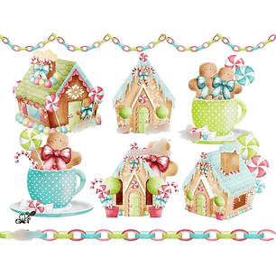 Kit Digital Casinhas de Doces 