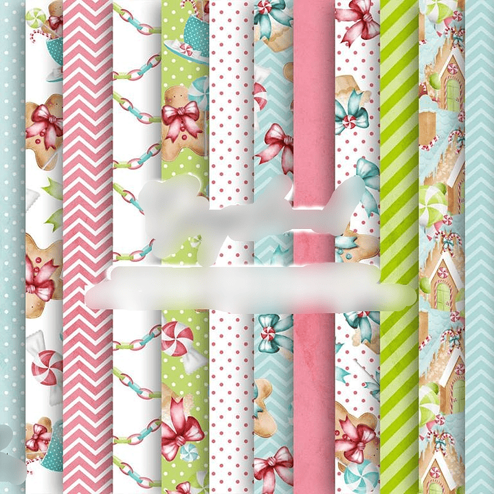 Kit Digital Papeis Doces De Casa 1