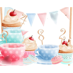 Kit Digital Chá da Tarde 