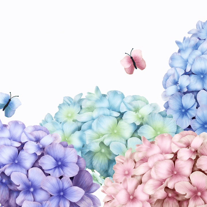 Kit Digital Flores Aquarela  1