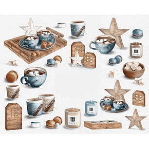 Kit Digital Lanches Estrela do Mar