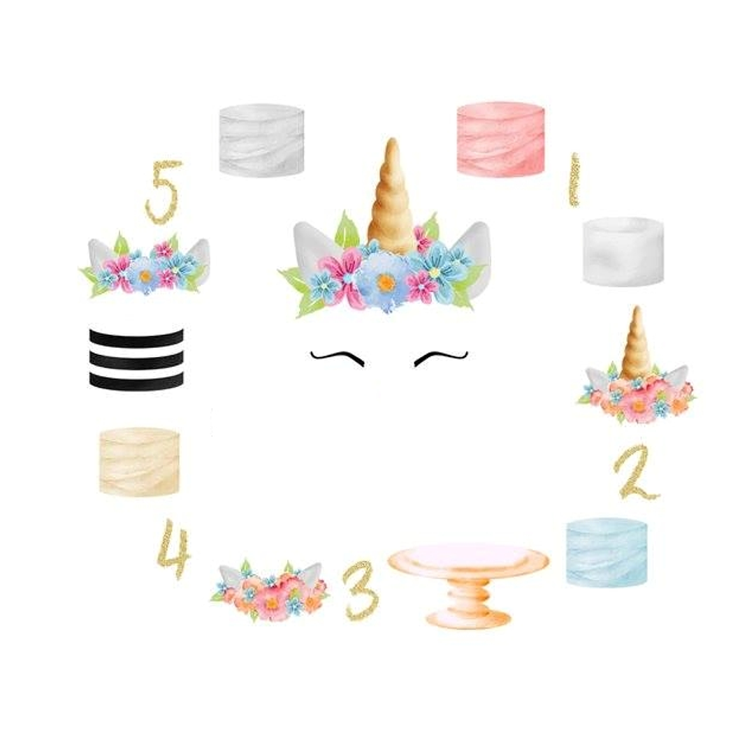 Kit Digital Bolo Unicornio 1