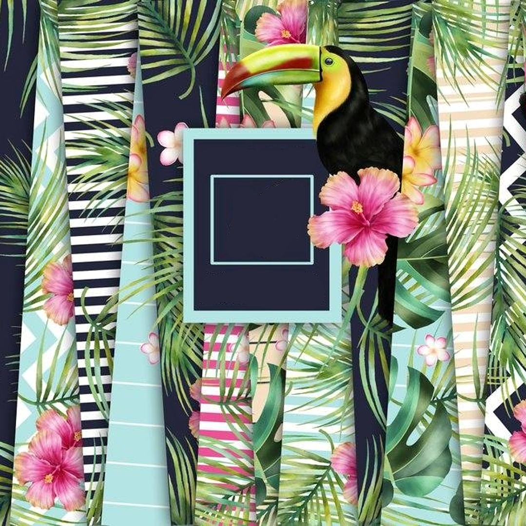 Kit Digital ´Papeis Tropical  1