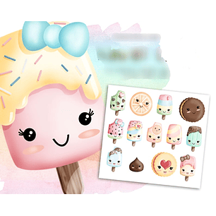 Kit Digital Picolé Fofinhos 