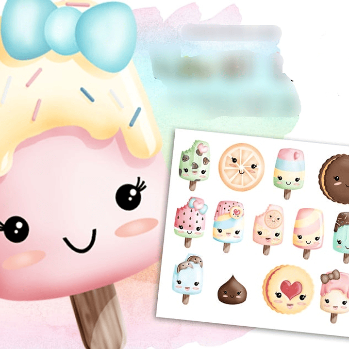 Kit Digital Picolé Fofinhos  1