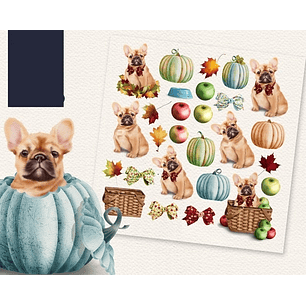 Kit Digital Cachorrinhos Abobora 