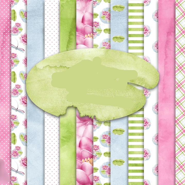 Kit Digital Papeis Jardins  1