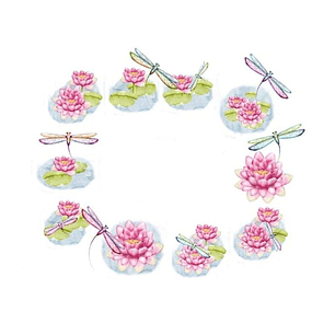 Kit Digital Flores No Lago 