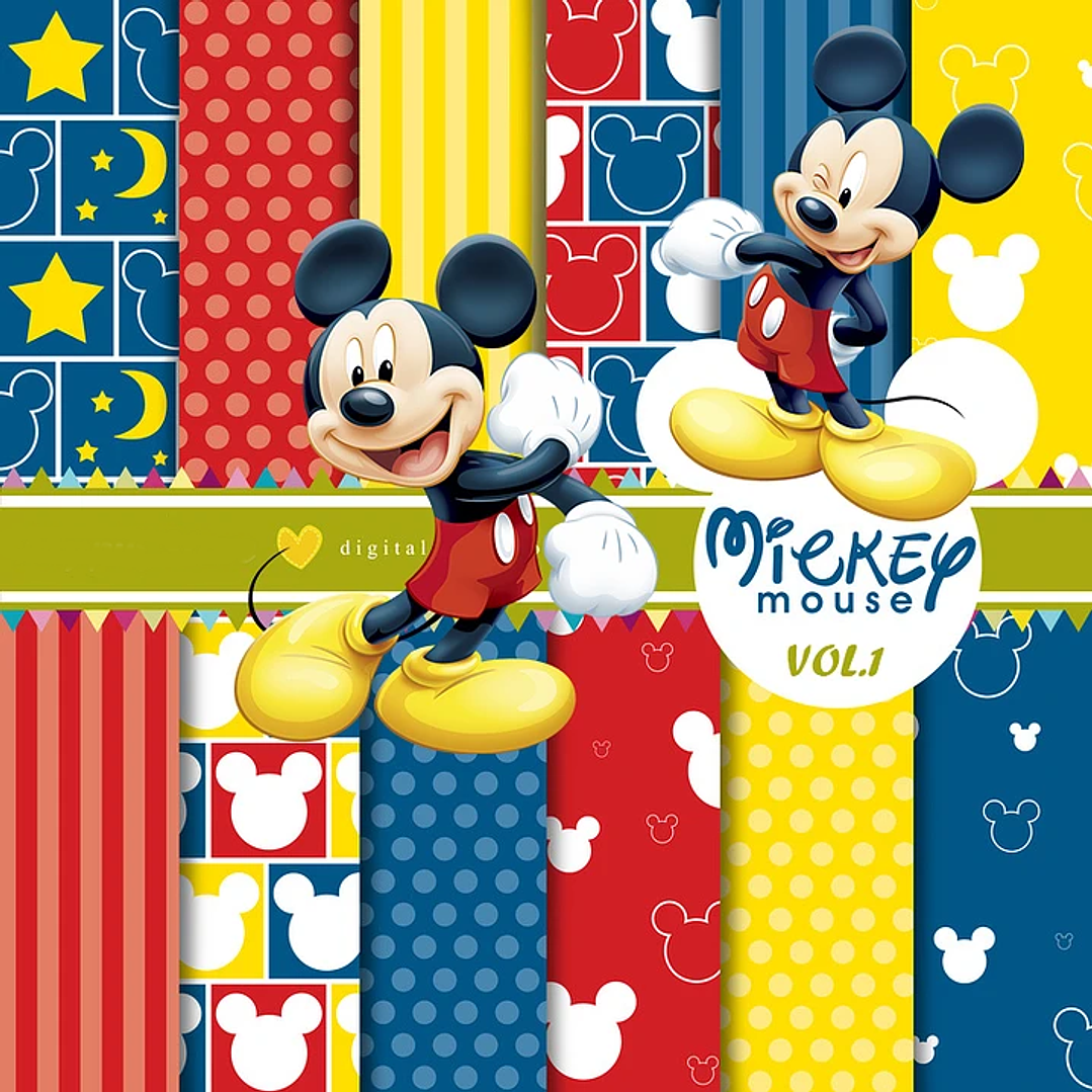 Kit Digital Mickey Mouse 1