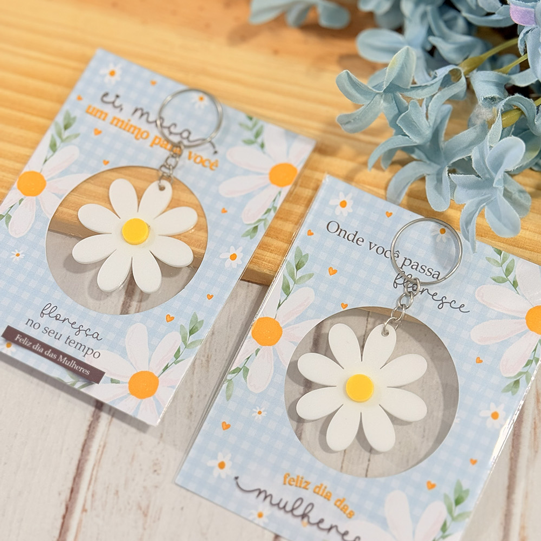 Arquivo Dia da Mulher Card Chaveiro  1