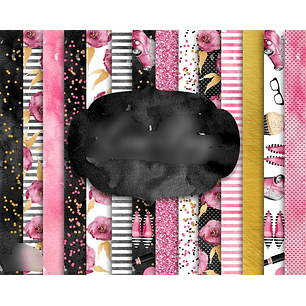 Kit Digital Papeis Fashion