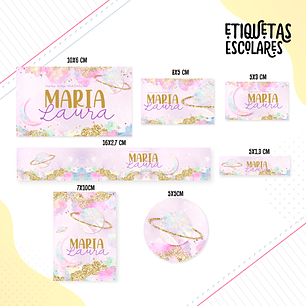 Arquivo Etiqueta Escolar Universo