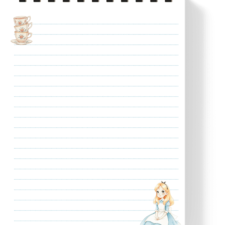 Arquivo Combo Encadernação Alice Através do Espelho  2